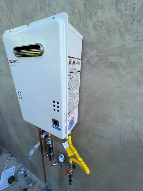 Tankless water heater installation for Arcadia homes